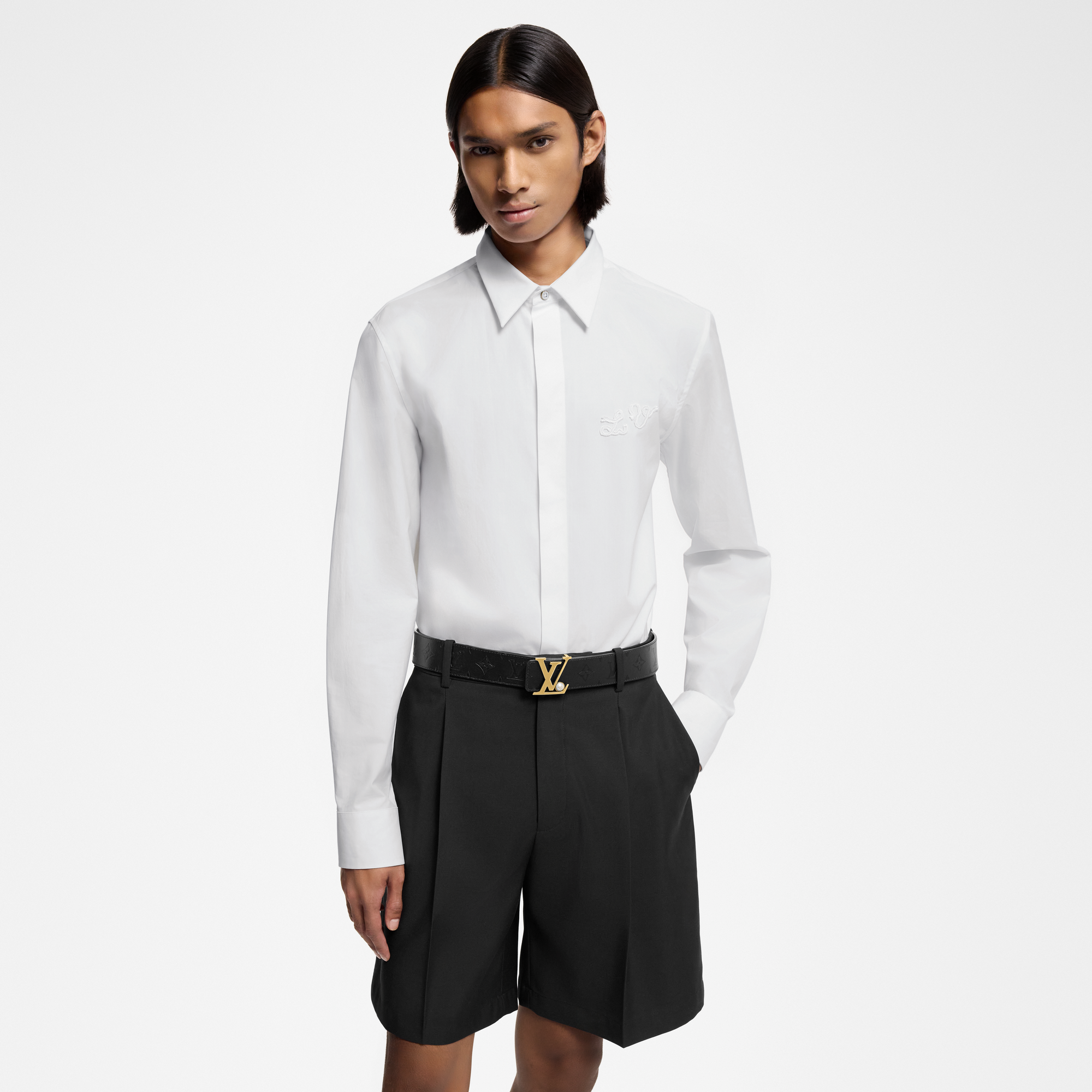 Long-Sleeved Cotton Shirt  in Men's Ready-to-Wear Shirts collections by Louis Vuitton (Product zoom)